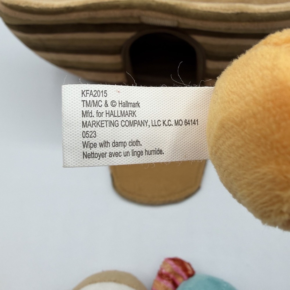 Hallmark Noahs Ark Plush Stuffed Toys 5 Itty Bittys Animals Lion Elephant Monkey - Picture 4 of 10